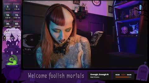 Snapshot of 666deathgasm chatting on January 14, 2025, 10:44 pm Juune online show from January 14, 2025, 10:44 pm