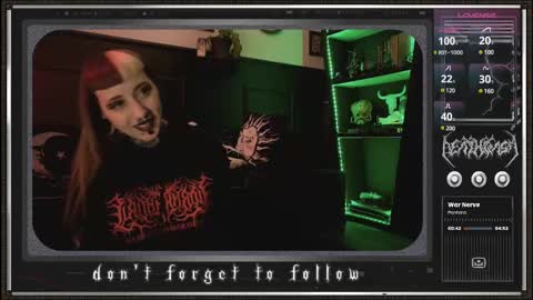 Snapshot of 666deathgasm chatting on February 13, 2025, 11:15 pm Juune online show from February 13, 2025, 11:15 pm