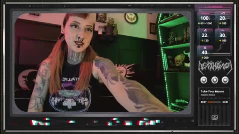 Snapshot of 666deathgasm chatting on February 16, 2025, 8:11 pm Juune online show from February 16, 2025, 8:11 pm