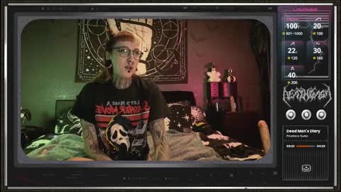 Snapshot of 666deathgasm chatting on March 1, 2025, 10:21 pm Juune online show from March 1, 2025, 10:21 pm