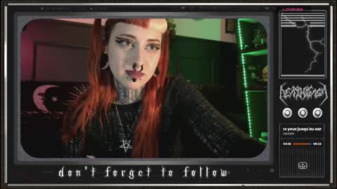 Snapshot of 666deathgasm chatting on March 7, 2025, 11:38 pm Juune online show from March 7, 2025, 11:38 pm