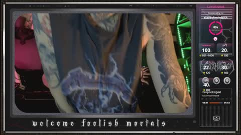 Snapshot of 666deathgasm chatting on March 11, 2025, 8:20 pm Juune online show from March 11, 2025, 8:20 pm