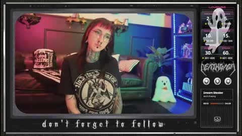 Snapshot of 666deathgasm chatting on March 5, 2026, 7:21 pm Juune online show from March 5, 2026, 7:21 pm