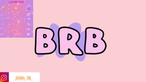 Snapshot of _lilith_18_ chatting on February 11, 2025, 9:42 am Lili online show from February 11, 2025, 9:42 am