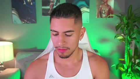 Snapshot of aaronfox_ chatting on January 29, 2025, 12:01 am AARON online show from January 29, 2025, 12:01 am