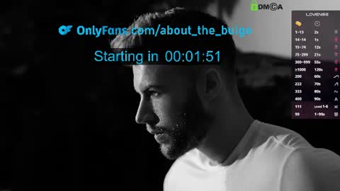 Snapshot of about_the_bulge chatting on July 10, 2026, 7:05 pm about_the_bulge online show from July 10, 2026, 7:05 pm