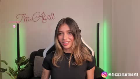 Snapshot of abril_w18 chatting on February 28, 2025, 2:09 am My name is Alexa. Please say hello I like to chat with you. If you have requests please use tip online show from February 28, 2025, 2:09 am