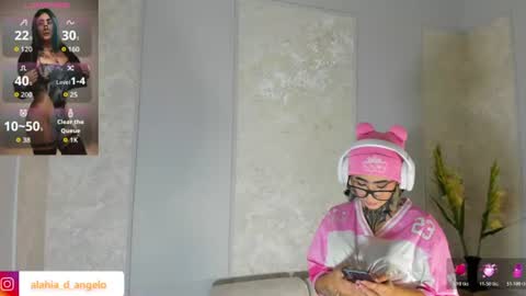 Snapshot of alahia_dangelo_ chatting on July 13, 2026, 5:38 pm ALAHIA online show from July 13, 2026, 5:38 pm