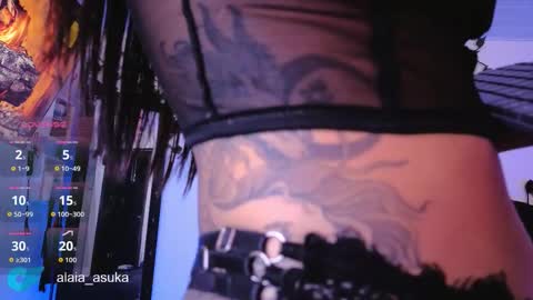 Snapshot of alaia_asuka chatting on March 9, 2026, 2:15 am Alaia online show from March 9, 2026, 2:15 am