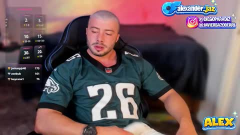 Snapshot of alexanderjaz chatting on March 9, 2026, 11:58 am Alexander Jaz online show from March 9, 2026, 11:58 am