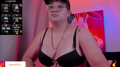 Snapshot of alexxxmorris chatting on February 27, 2025, 11:10 am ALEXXX MORRIS online show from February 27, 2025, 11:10 am