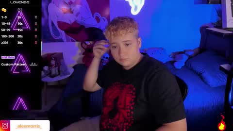 Snapshot of alexxxmorris chatting on October 9, 2025, 8:56 am ALEXXX MORRIS online show from October 9, 2025, 8:56 am