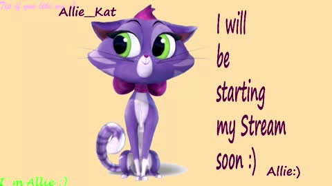 Snapshot of allie__kat chatting on February 15, 2026, 2:25 pm Allie online show from February 15, 2026, 2:25 pm