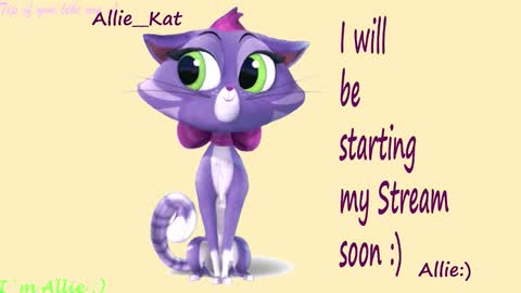 Snapshot of allie__kat chatting on March 14, 2026, 2:55 pm Allie online show from March 14, 2026, 2:55 pm