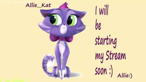 Snapshot of allie__kat chatting on July 11, 2026, 2:09 pm Allie online show from July 11, 2026, 2:09 pm