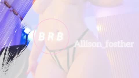 Snapshot of allison_fosther chatting on July 4, 2026, 5:13 am allison_fosther online show from July 4, 2026, 5:13 am