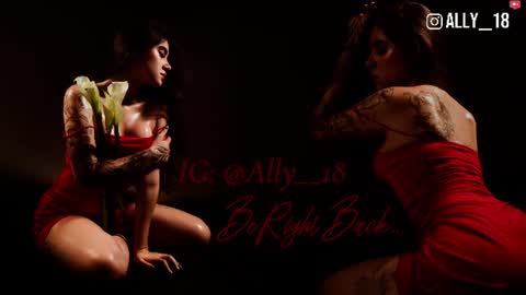 Snapshot of ally_addams chatting on July 7, 2026, 7:23 am Ally online show from July 7, 2026, 7:23 am