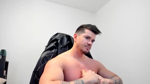 Snapshot of alphagodleatherking92 chatting on February 20, 2025, 10:05 am LeatherMaster online show from February 20, 2025, 10:05 am