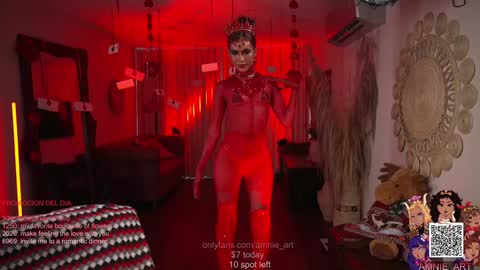 Snapshot of amnie_ chatting on September 20, 2025, 9:27 pm RETURN 30TH 100 explicit on online show from September 20, 2025, 9:27 pm