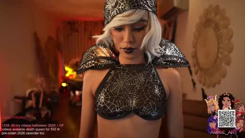 Snapshot of amnie_ chatting on October 28, 2025, 10:12 pm RETURN 30TH 100 explicit on online show from October 28, 2025, 10:12 pm