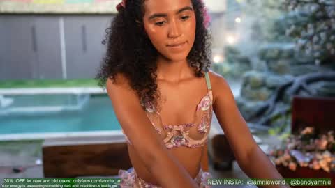 Snapshot of amnie_ chatting on March 7, 2026, 10:29 pm RETURN 30TH 100 explicit on online show from March 7, 2026, 10:29 pm