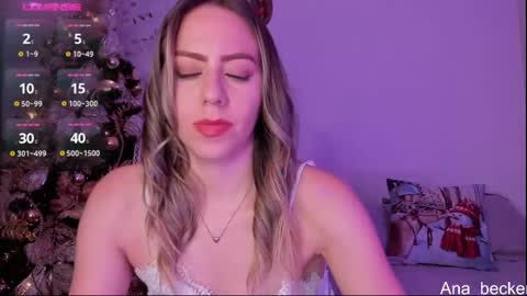 Snapshot of ana_becker1 chatting on December 3, 2024, 8:49 am Ana online show from December 3, 2024, 8:49 am