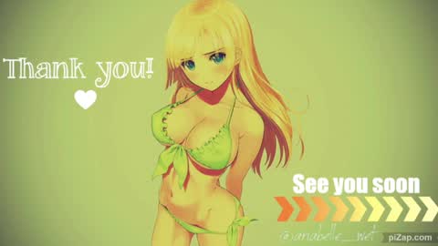 Snapshot of anabelle_wet chatting on January 18, 2025, 9:45 pm Annie online show from January 18, 2025, 9:45 pm