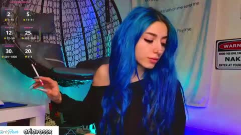 Snapshot of ariavossx chatting on May 24, 2026, 10:37 pm Aria online show from May 24, 2026, 10:37 pm