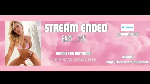 Snapshot of baby_tav chatting on January 28, 2025, 6:07 pm Baby Tavia online show from January 28, 2025, 6:07 pm