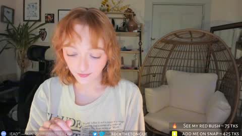 Snapshot of beckthetongue chatting on January 25, 2025, 9:25 pm Beck the tongue online show from January 25, 2025, 9:25 pm