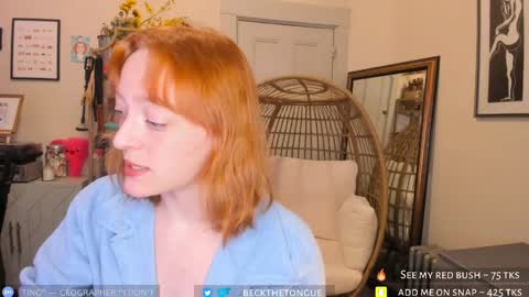 Snapshot of beckthetongue chatting on February 14, 2025, 3:33 am Beck the tongue online show from February 14, 2025, 3:33 am