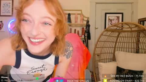 Snapshot of beckthetongue chatting on May 21, 2026, 9:11 pm Beck the tongue online show from May 21, 2026, 9:11 pm