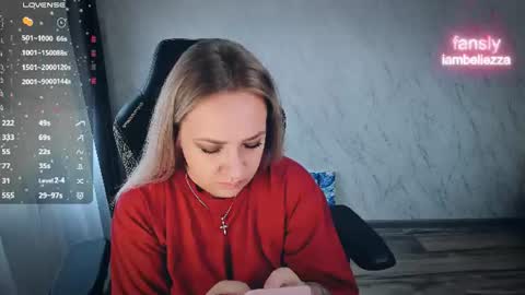Snapshot of bellezza_ chatting on June 24, 2026, 12:37 pm Your Annabelle Wolf online show from June 24, 2026, 12:37 pm