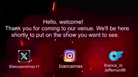 bianca and maxwell online show from September 12, 2025, 1:55 pm