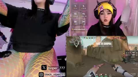 Snapshot of black_viperr chatting on February 27, 2025, 3:37 pm Mel online show from February 27, 2025, 3:37 pm