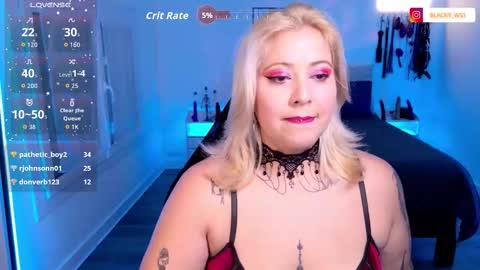 Snapshot of blackwidowj chatting on November 11, 2025, 5:24 pm Johana S online show from November 11, 2025, 5:24 pm