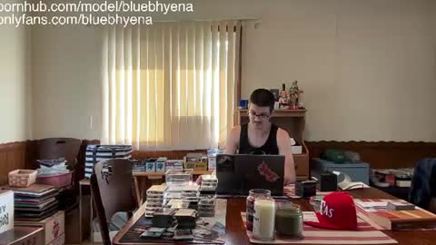 Snapshot of bluebhyena chatting on August 4, 2026, 2:30 pm Blue B. Hyena online show from August 4, 2026, 2:30 pm