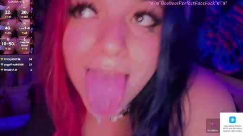 Snapshot of booboosperfectfacefuck chatting on December 1, 2025, 11:26 am Nova sub to my fan club for free pms and sexy sloppy videos online show from December 1, 2025, 11:26 am