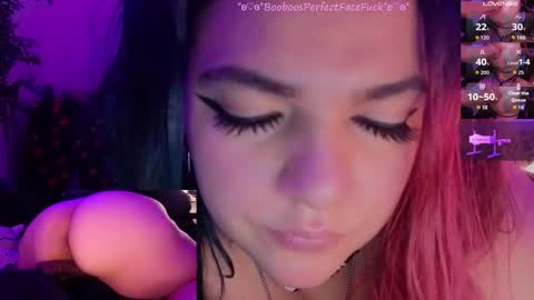 Snapshot of booboosperfectfacefuck chatting on December 20, 2025, 10:55 am Nova sub to my fan club for free pms and sexy sloppy videos online show from December 20, 2025, 10:55 am