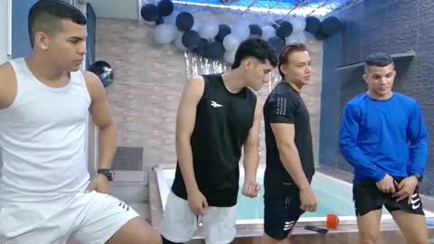 Snapshot of boysgang_sex chatting on September 13, 2025, 11:43 am Angelo Mark Fernando Taylor online show from September 13, 2025, 11:43 am