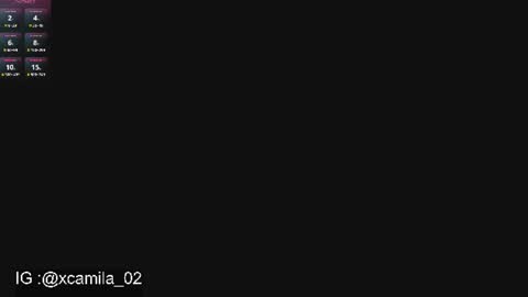 Snapshot of cammile_cole chatting on July 25, 2026, 8:17 pm Laura Camila online show from July 25, 2026, 8:17 pm