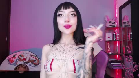 Snapshot of cati_petite chatting on January 24, 2025, 7:19 am Cati help me reach my goal of 100 thumbs up again 3 online show from January 24, 2025, 7:19 am