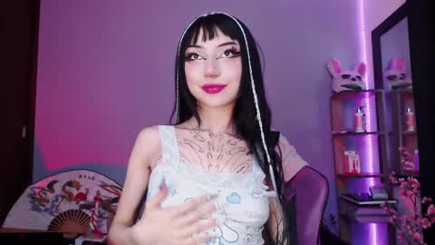 Snapshot of cati_petite chatting on January 26, 2025, 3:38 am Cati help me reach my goal of 100 thumbs up again 3 online show from January 26, 2025, 3:38 am