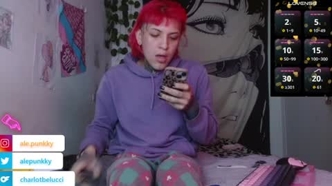 Snapshot of charlotbelucci_ chatting on July 4, 2026, 11:05 am Ale punky online show from July 4, 2026, 11:05 am