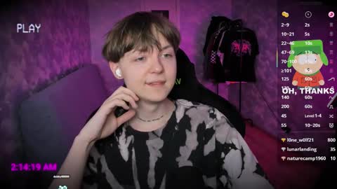 lynxy online show from February 19, 2025, 11:14 pm