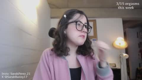 Snapshot of cherrybunny21 chatting on October 6, 2025, 2:20 am Sarah Prez online show from October 6, 2025, 2:20 am