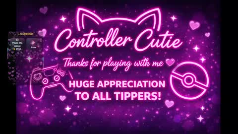 Snapshot of controllercutie chatting on June 4, 2026, 6:30 am controllercutie online show from June 4, 2026, 6:30 am