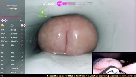 Control online show from November 3, 2025, 7:26 pm