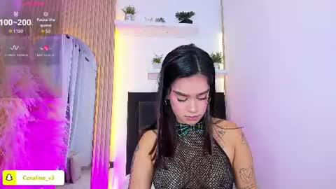 Snapshot of coraline_v chatting on June 16, 2026, 12:30 pm Coraline connected from 10 pm to 6 am Colombia time online show from June 16, 2026, 12:30 pm
