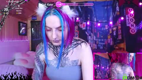 Snapshot of cybernekko chatting on February 8, 2025, 4:25 am Neko online show from February 8, 2025, 4:25 am